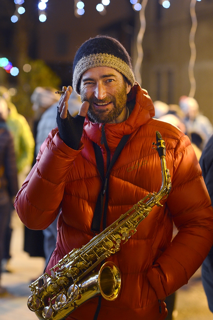 Ouverture avec le BBB - Place centrale de Briançon - 19 janvier 207